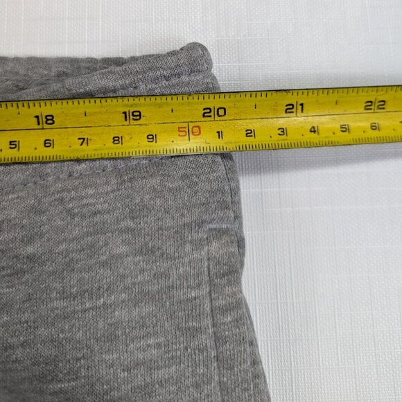 Brooks Sweatpants Men's Medium Gray Pockets Drawstring Embroidered Fleece - Picture 8 of 10
